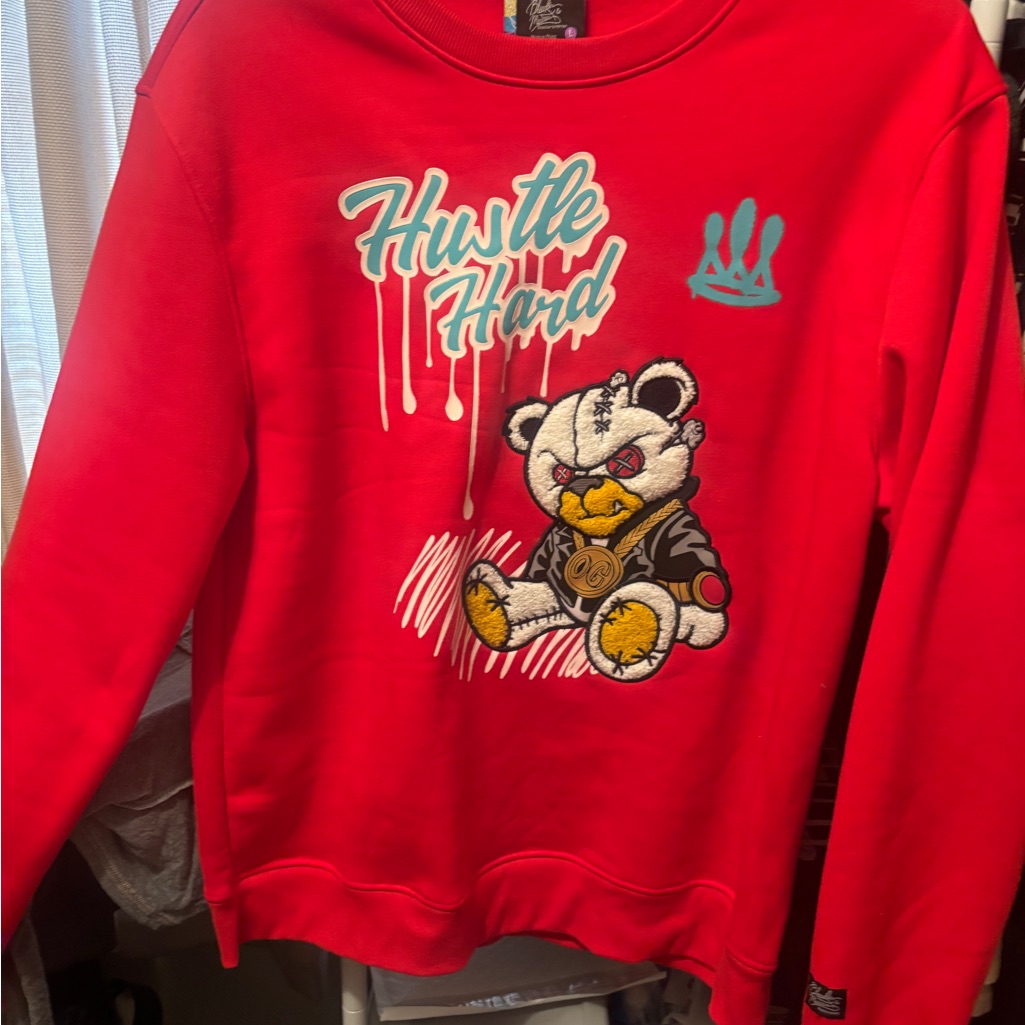 Red Hustle Hard Sweatshirt